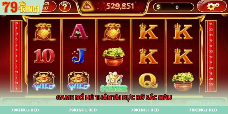 Game nổ hũ Thần Tài rực rỡ sắc màu