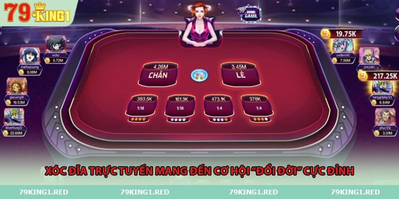 Xóc đĩa trực tuyến mang đến cơ hội “đổi đời” cực đỉnh